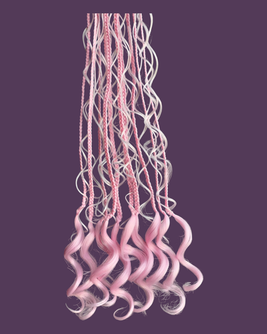 Bubblegum Princess Maxi Braids